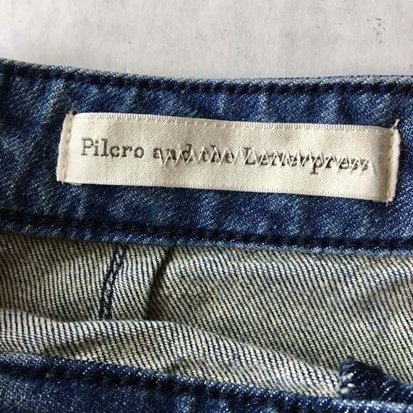 Pilcro and the Letterpress By Anthropologie Denim Pencil Skirt Size 2 - Picture 5 of 9